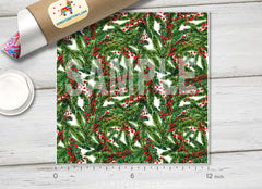 Christmas Patterned Adhesive Vinyl X058