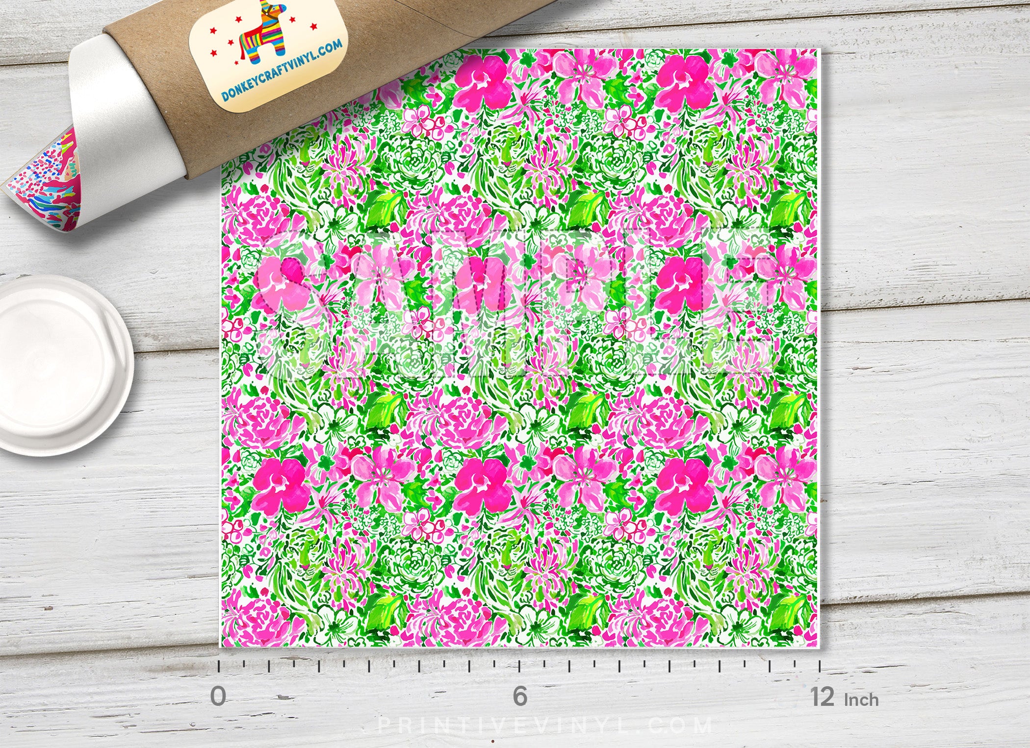 Lilly Inspired  Pattern Adhesive Vinyl L113