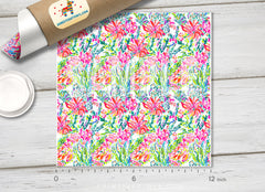 Lilly Inspired Floral Patterned HTV L141