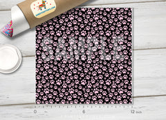 Dog Paw Patterned Adhesive Vinyl 877