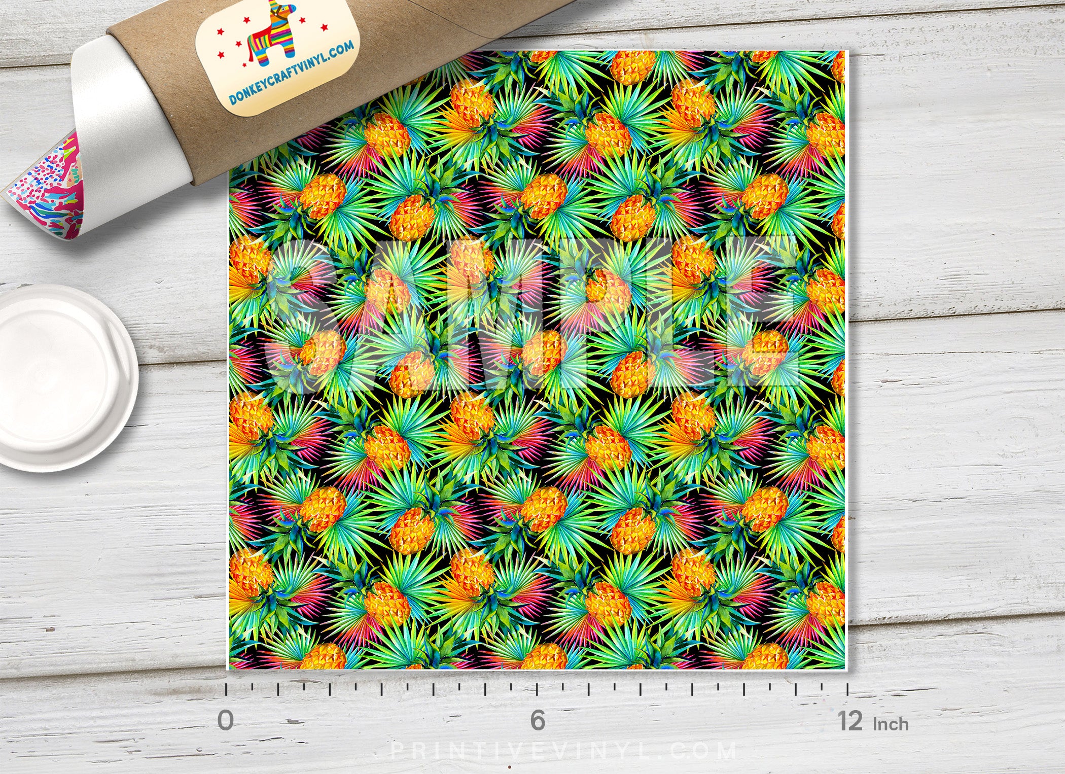 Pineapple Pattern Adhesive Vinyl 974