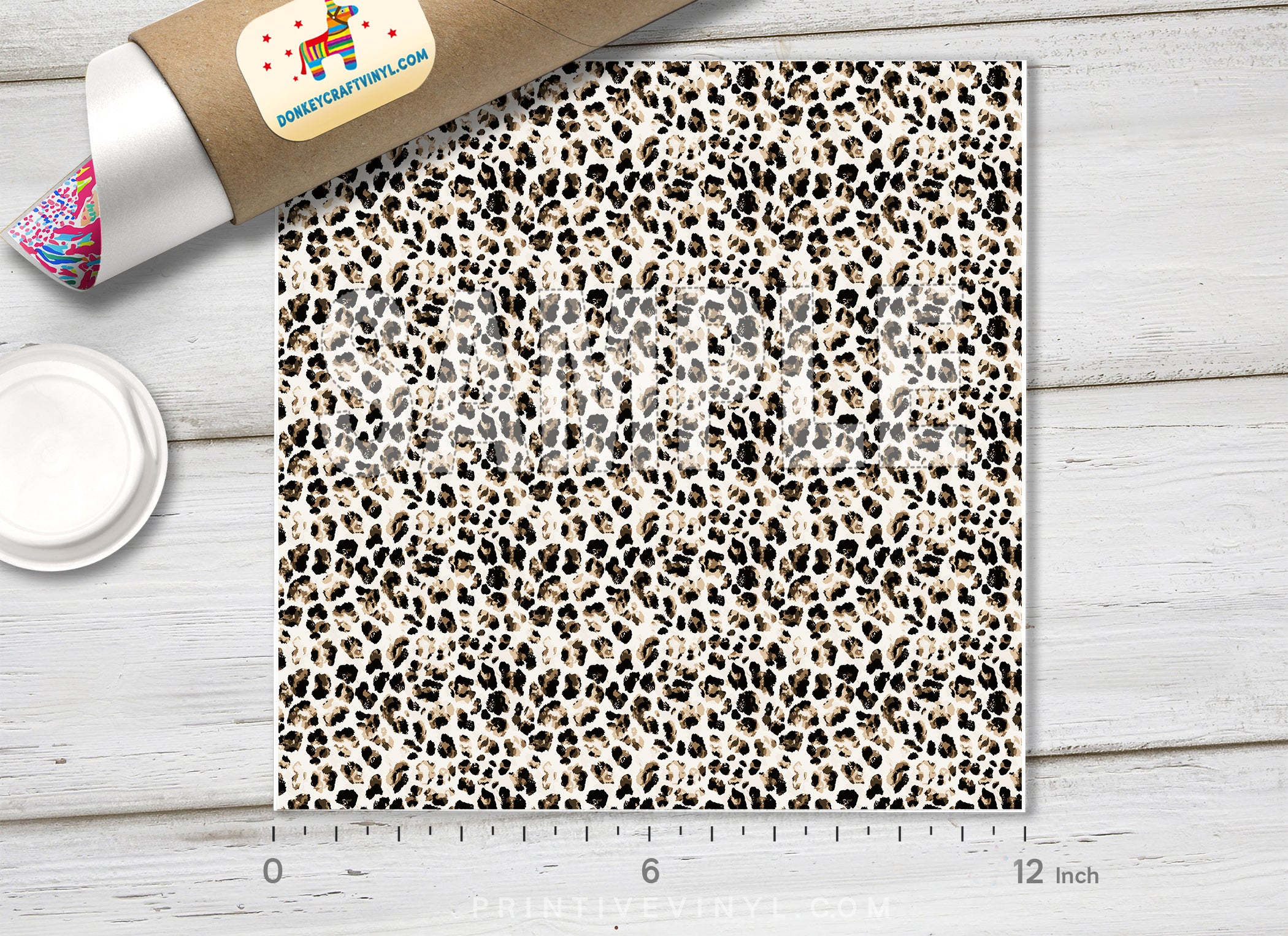 Leopard Adhesive Vinyl 1229