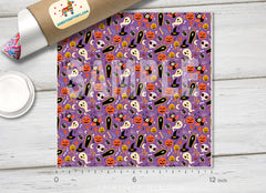 Halloween Pumpkin Patterned HTV H050