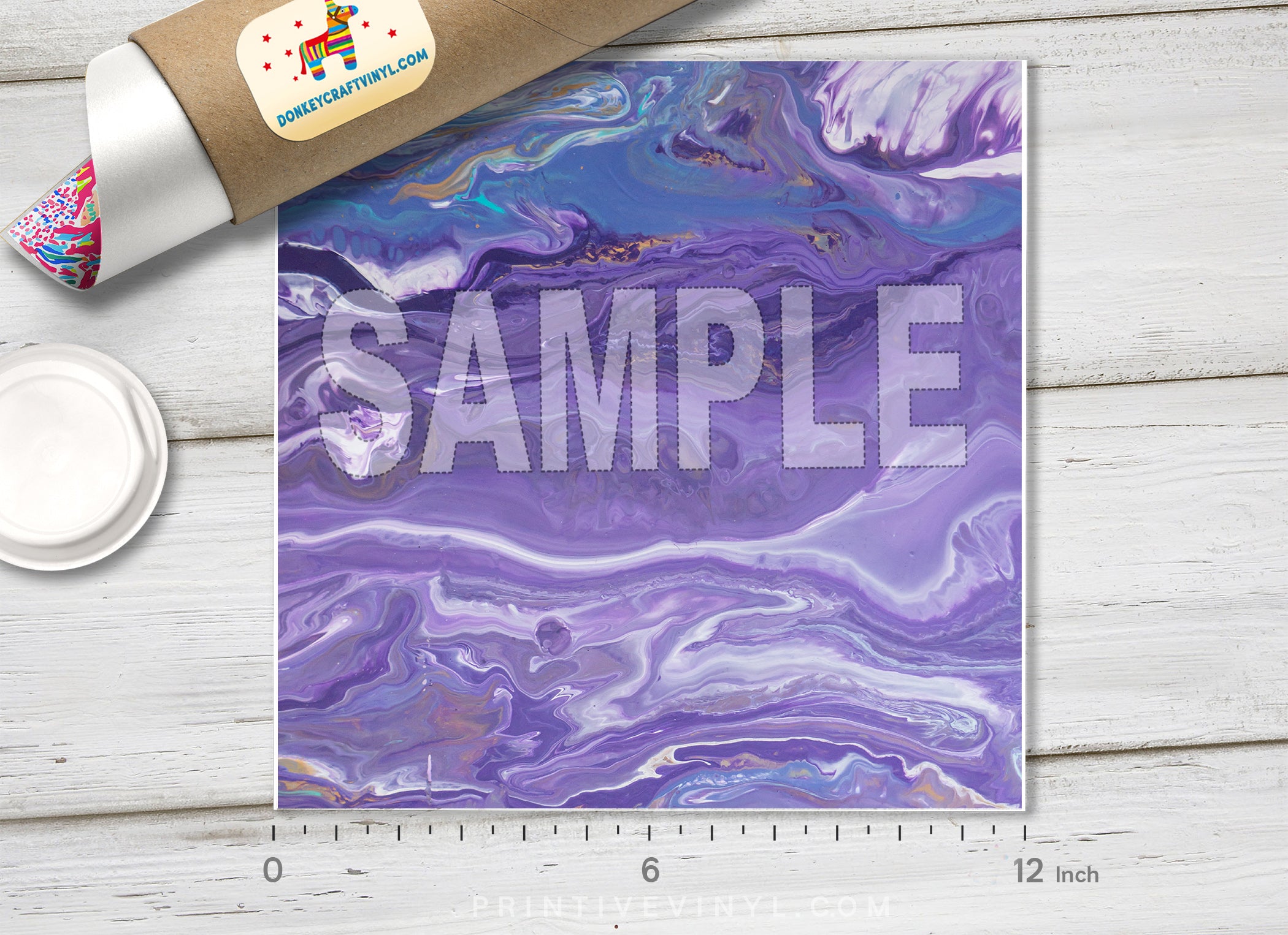 Abstract Gradient Patterned Adhesive Vinyl 895