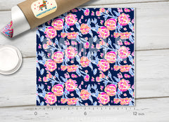 Lilly P Inspired Stafishs and Shells Patterned HTV-L079