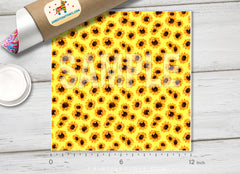Sunflower Patterned Adhesive Vinyl 749