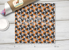 Pumpkin Patterned Adhesive Vinyl H017