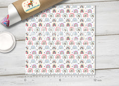 Pastel Boho Rainbow Patterned HTV 1449 - Donkey Craft Vinyl
