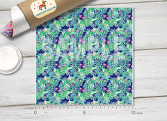 Lilly Inspired Floral Patterned HTV L142