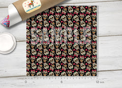 Sugar Skull Patterned Adhesive Vinyl H031