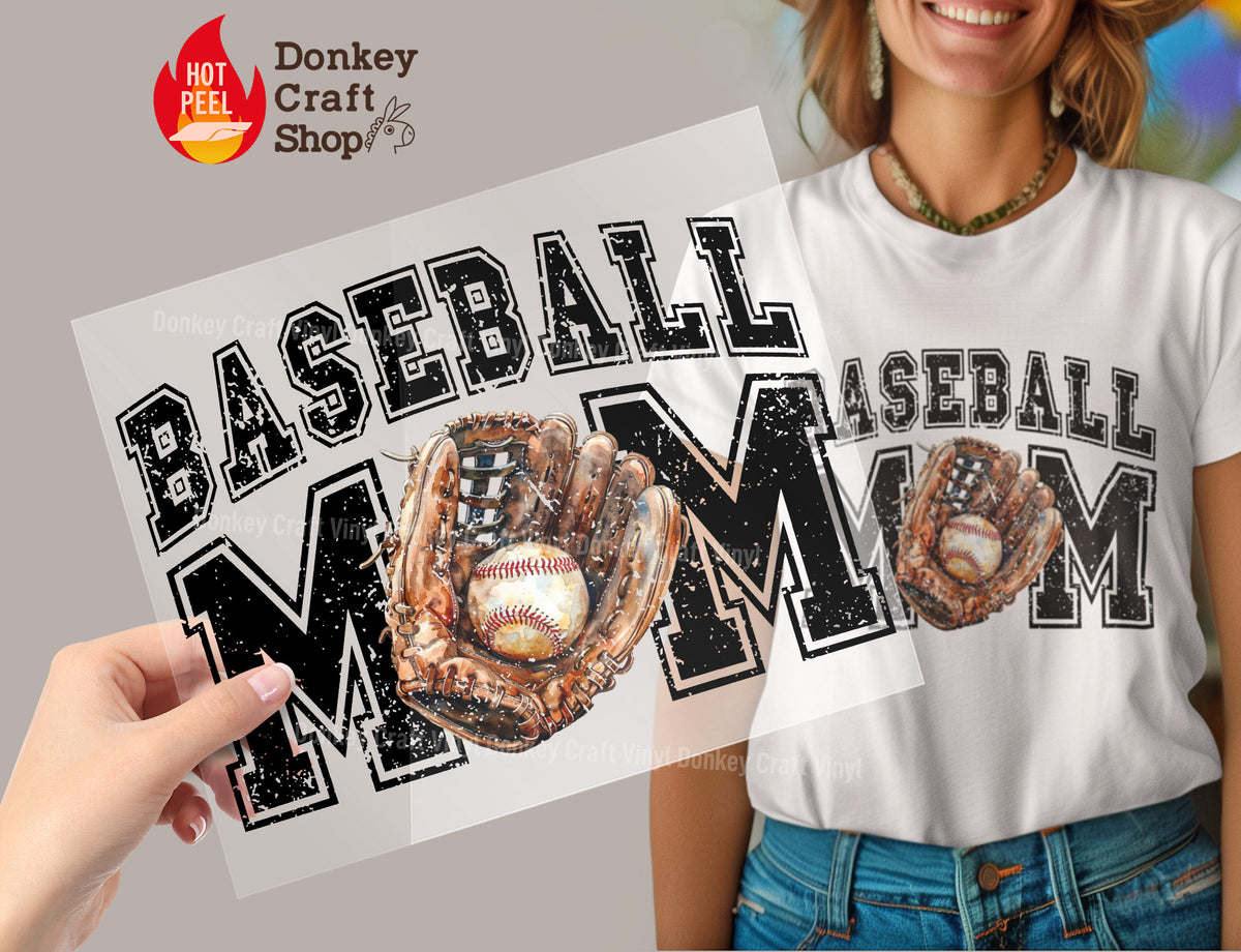 Baseball Mom MAMA DTF, Ready for Press, Heat Press Transfers DTF377