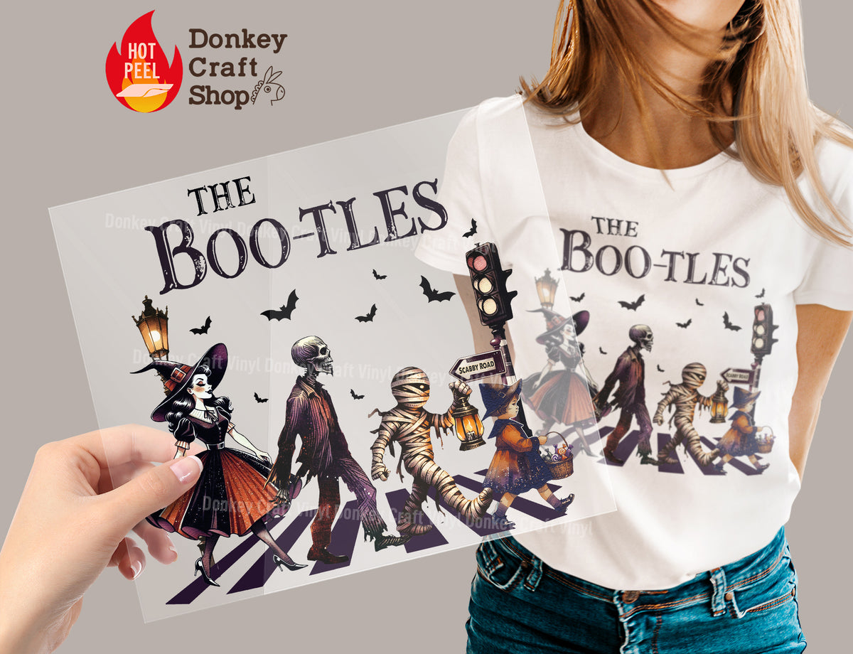 The Boo-tles Halloween DTF Transfer - Spooky Scabby Road Ready to Press DTF445