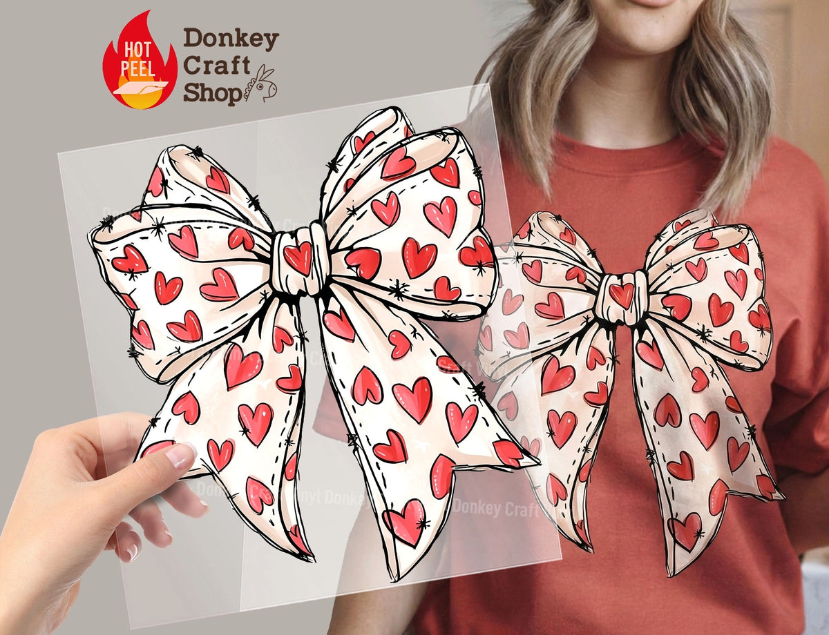 Mama Red Checker Floral Heart DTF Transfer, Ready to Press DTF635