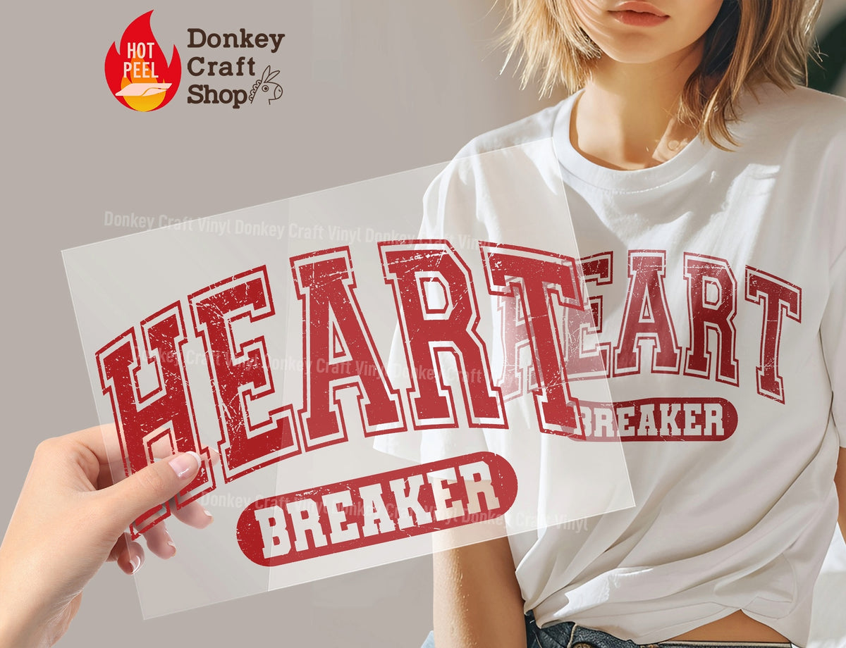 Pink Coquette Heart Bow Valentine's Day DTF Transfer, Ready to Press DTF505