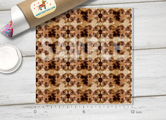 Coffee Latte, Cappuccino Patterned HTV 1252