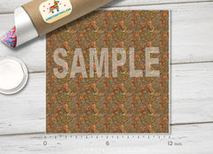 Pink and Brown Animal Print HTV 1533