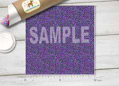 Purple Leopard Adhesive Vinyl 1080