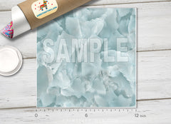 Teal Marble Adhesive Vinyl 1071