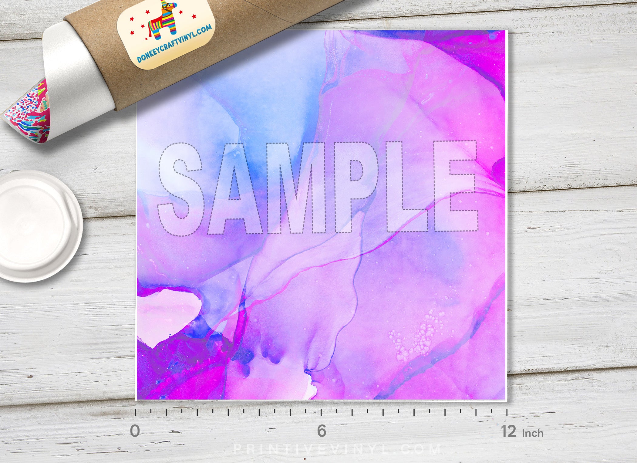 Abstract Gradient Patterned Adhesive Vinyl 893
