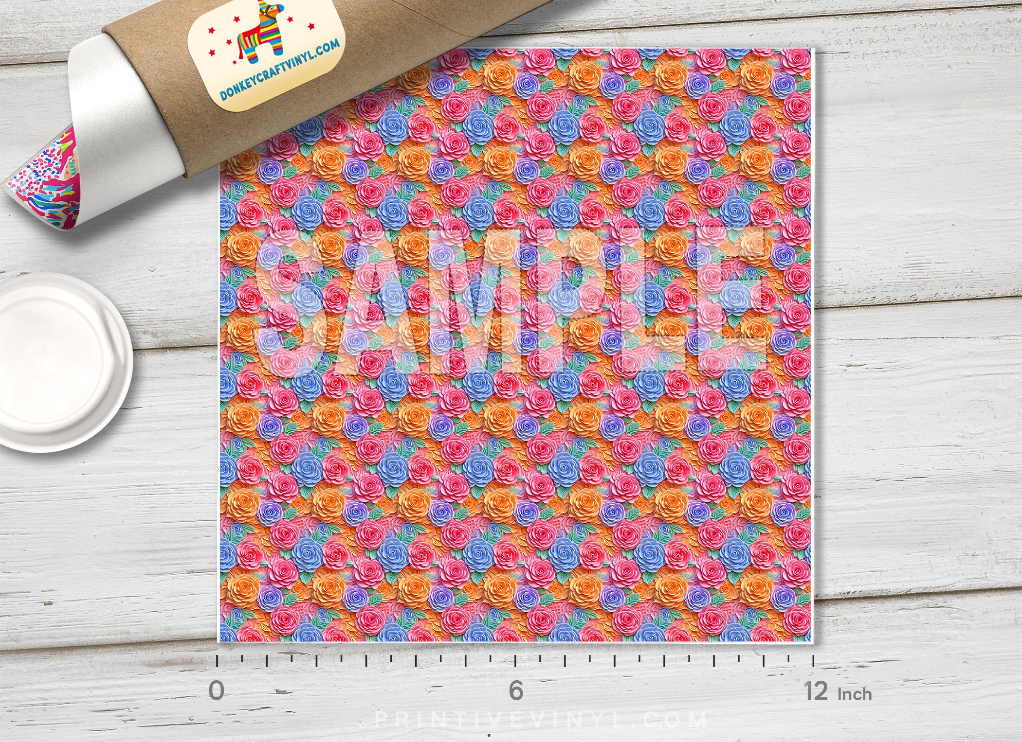 3D PapercraftAdhesive Vinyl 1619