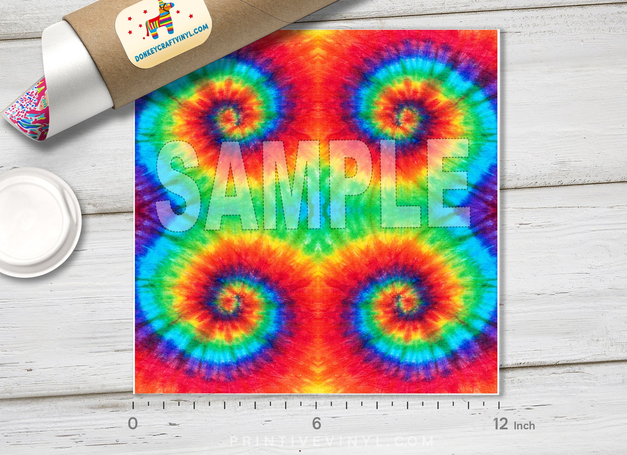 Tie Dye Adhesive Vinyl 1023