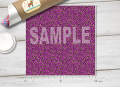 Pink Leopard Adhesive Vinyl 1073