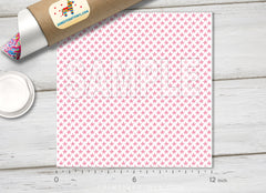 Pink Starfish Pattern Adhesive Vinyl 1554