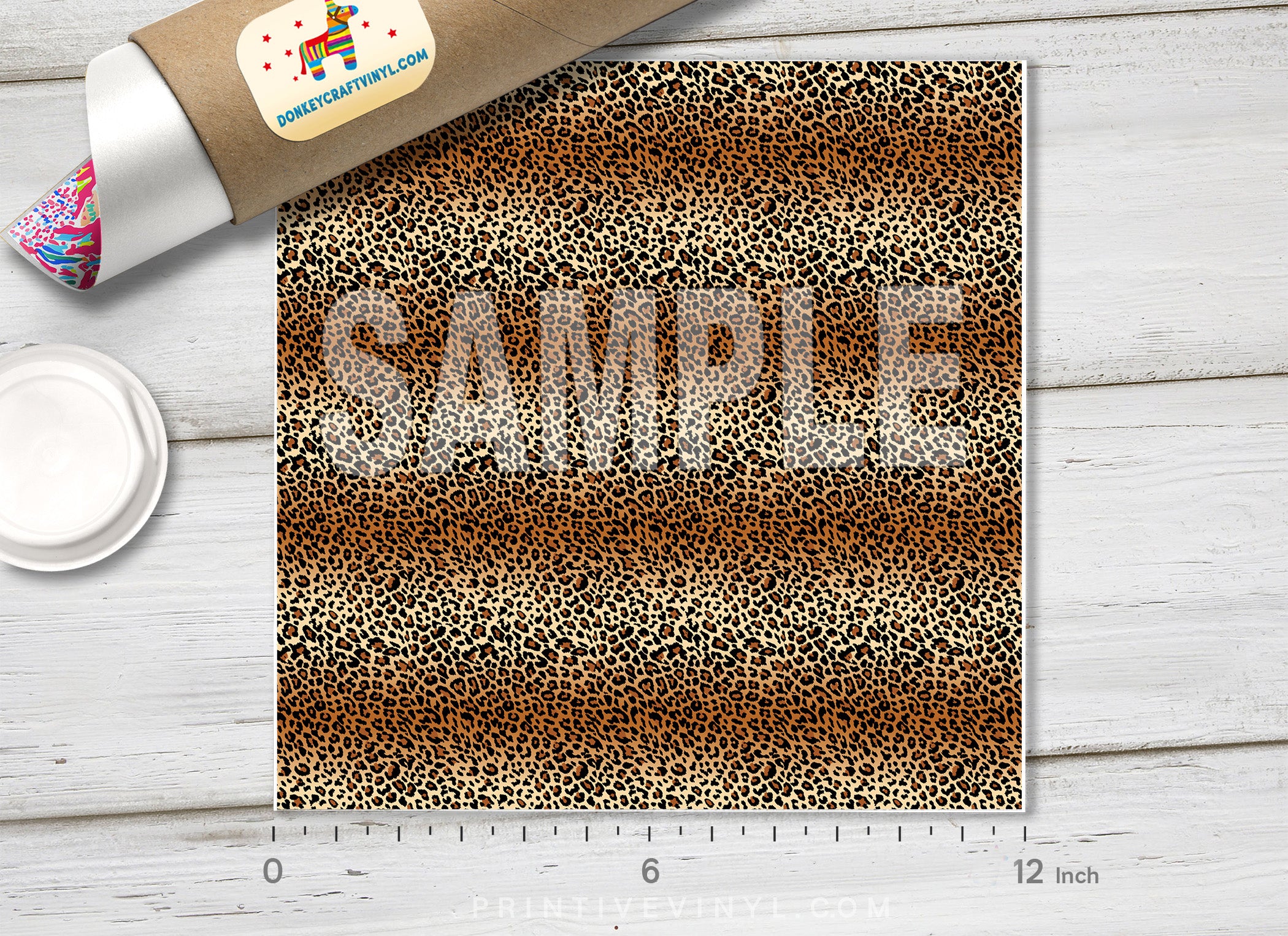 Leopard Pattern Adhesive Vinyl 774
