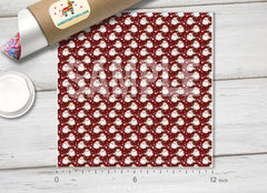 Christmas Patterned Adhesive Vinyl X067