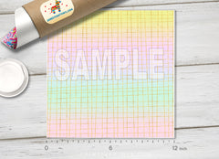 Pastel Ombre Gradient Adhesive Vinyl 1589