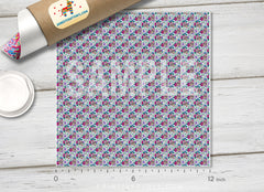 Sugar Skull Pattern Adhesive Vinyl 987