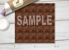 Western Tooled Leather printed HTV 1608