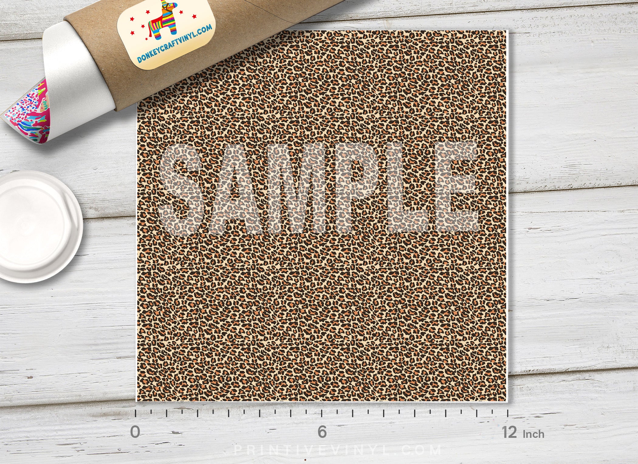 Leopard Adhesive Vinyl 1112