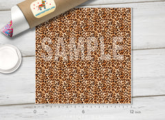 Brown Leopard Adhesive Vinyl 1082