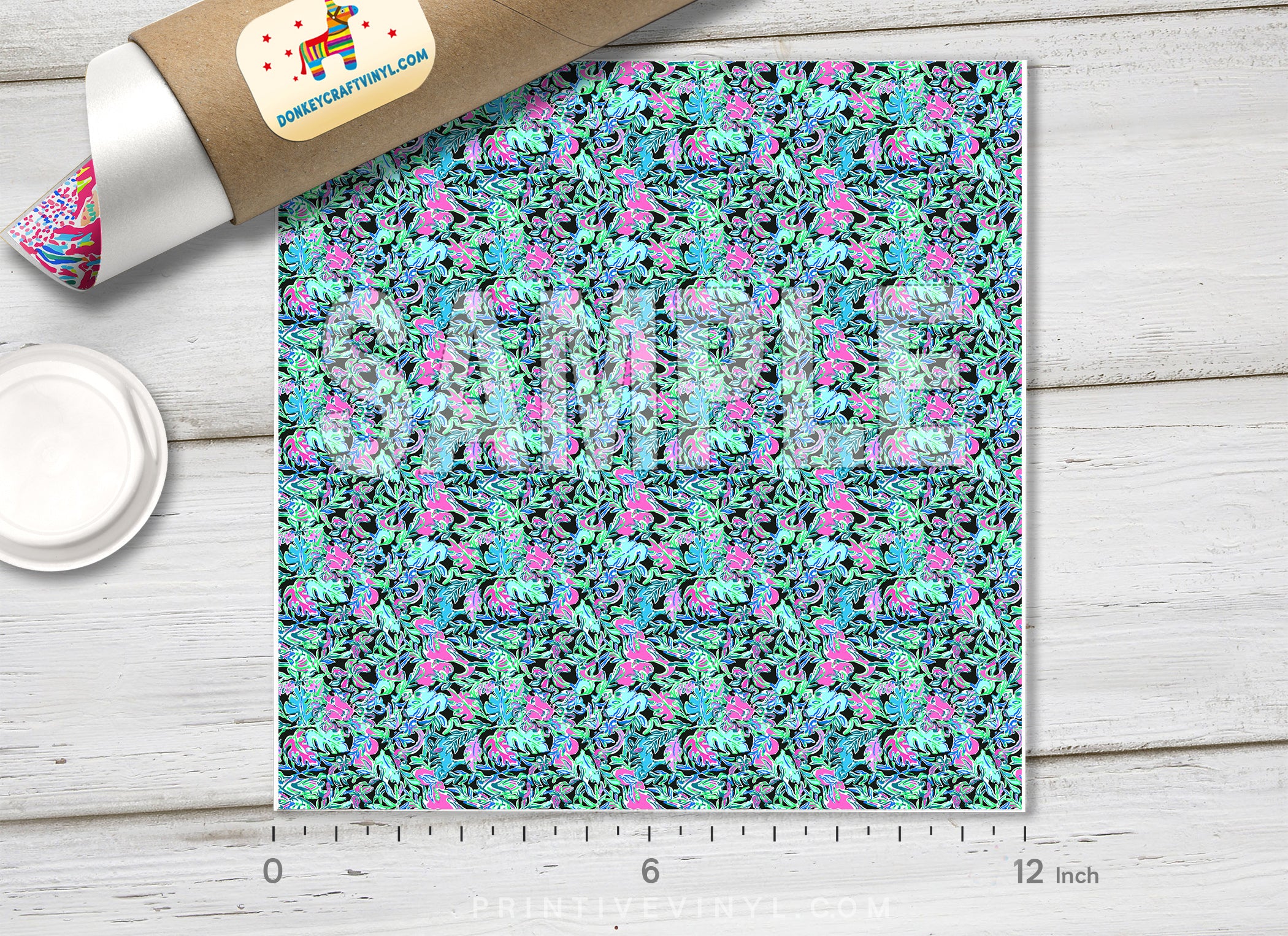 Lilly Inspired  Pattern Adhesive Vinyl L126