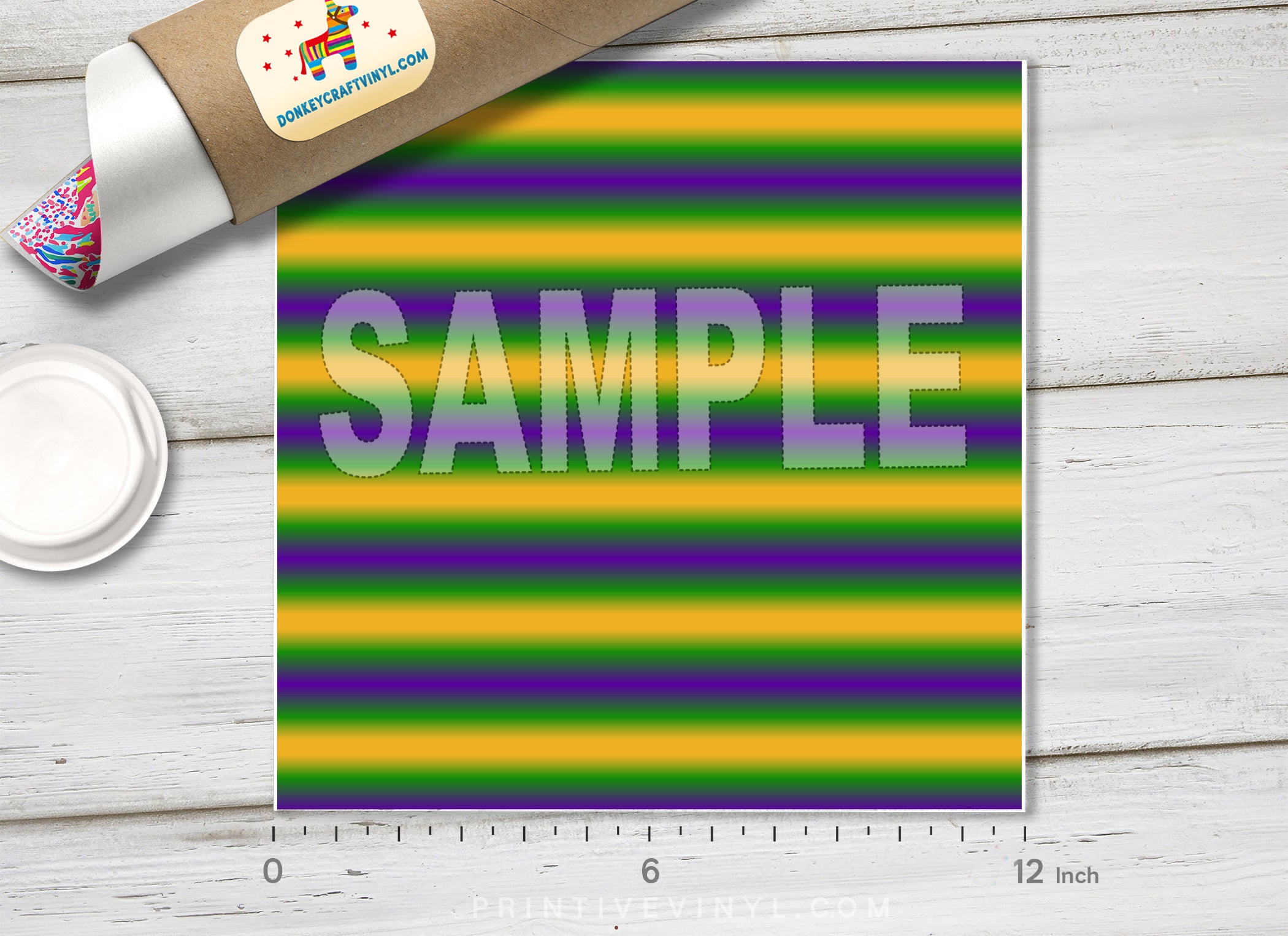 Polar Bear & Mountain Adhesive Vinyl 1587