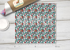 Christmas Patterned Adhesive Vinyl X049