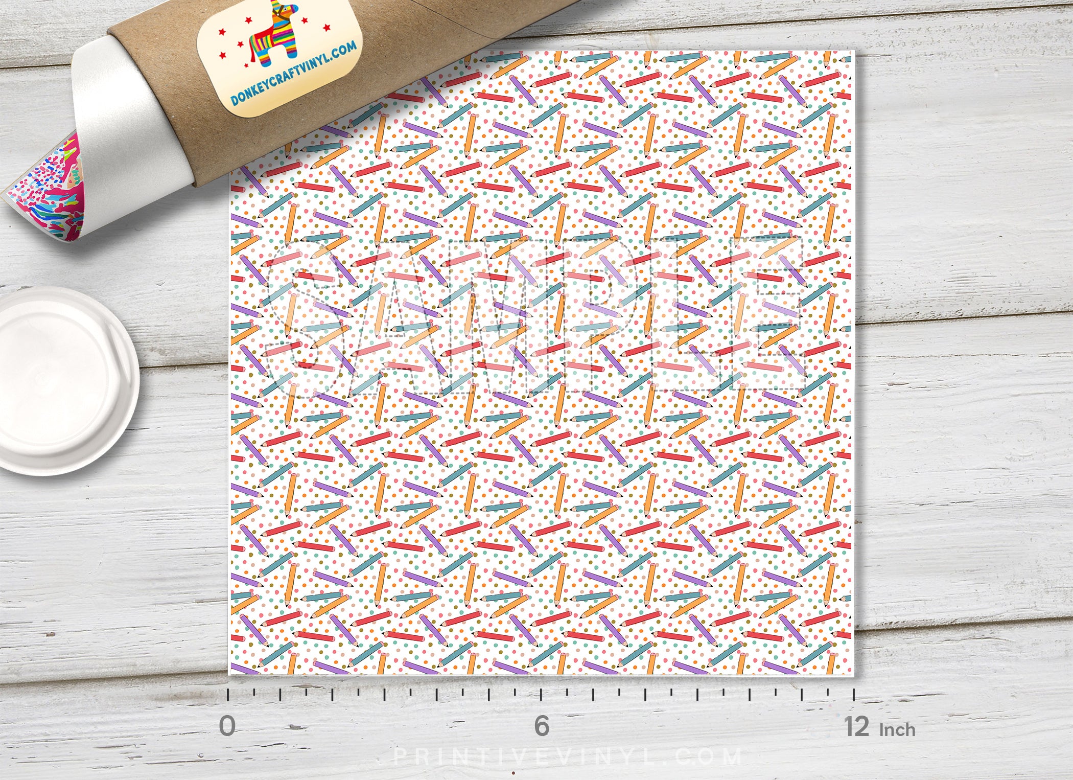 Back to School printed HTV 1624
