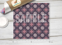 Vintage Bohemian Paisley Pattern HTV 1525