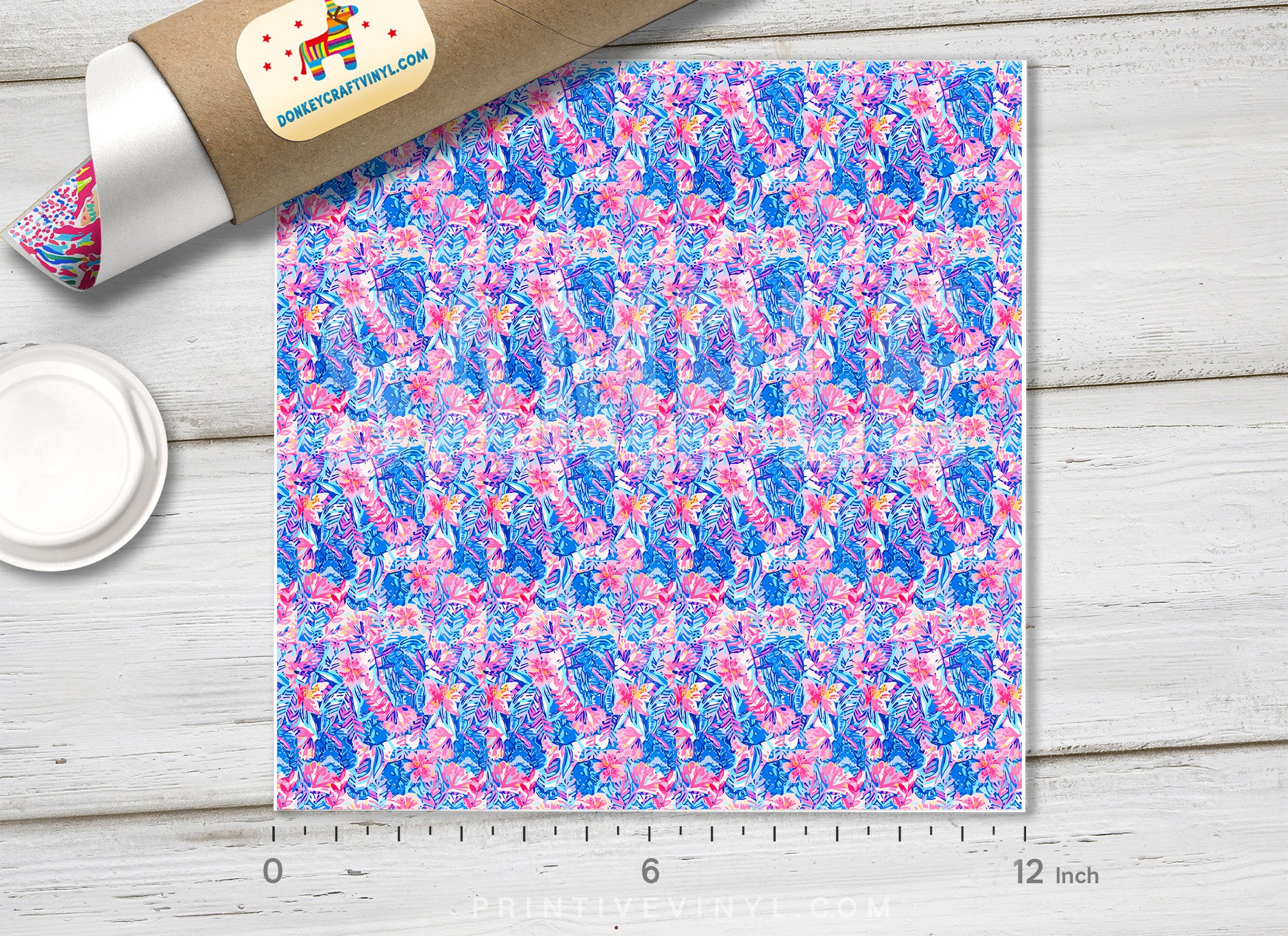 Lilly Inspired  Pattern Adhesive Vinyl L098