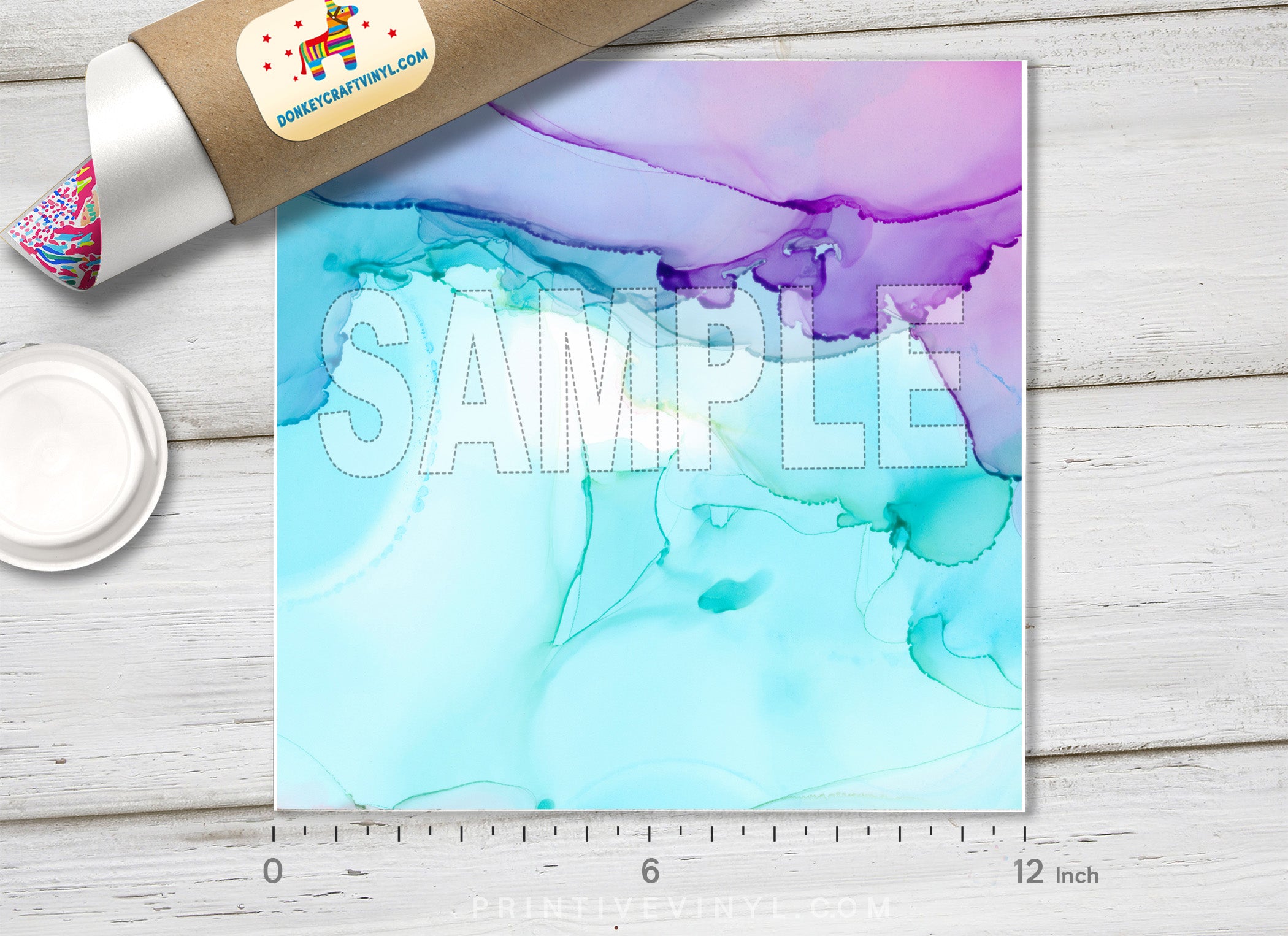 Abstract Gradient Patterned Adhesive Vinyl 894