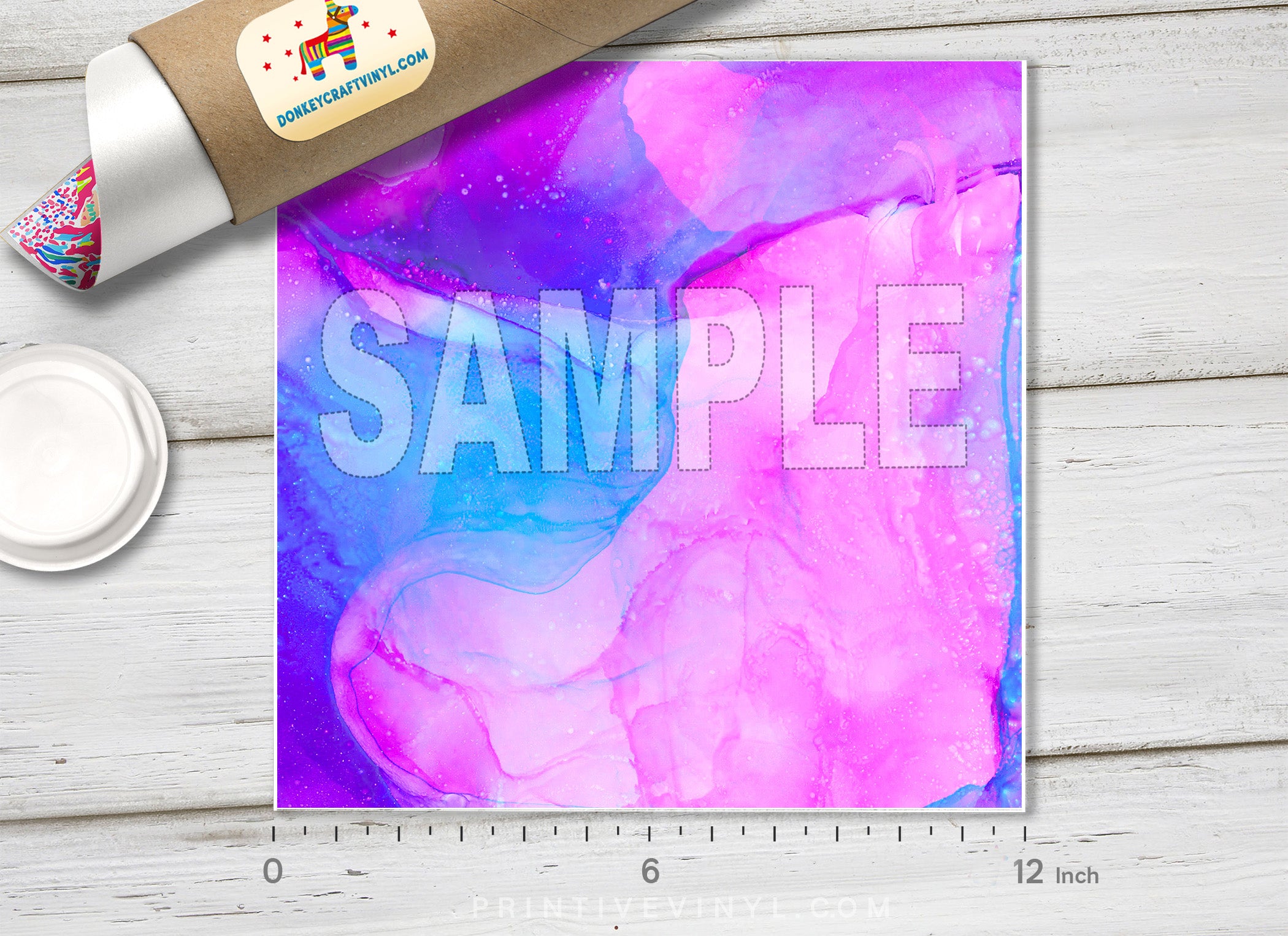 Abstract Gradient Patterned Adhesive Vinyl 893