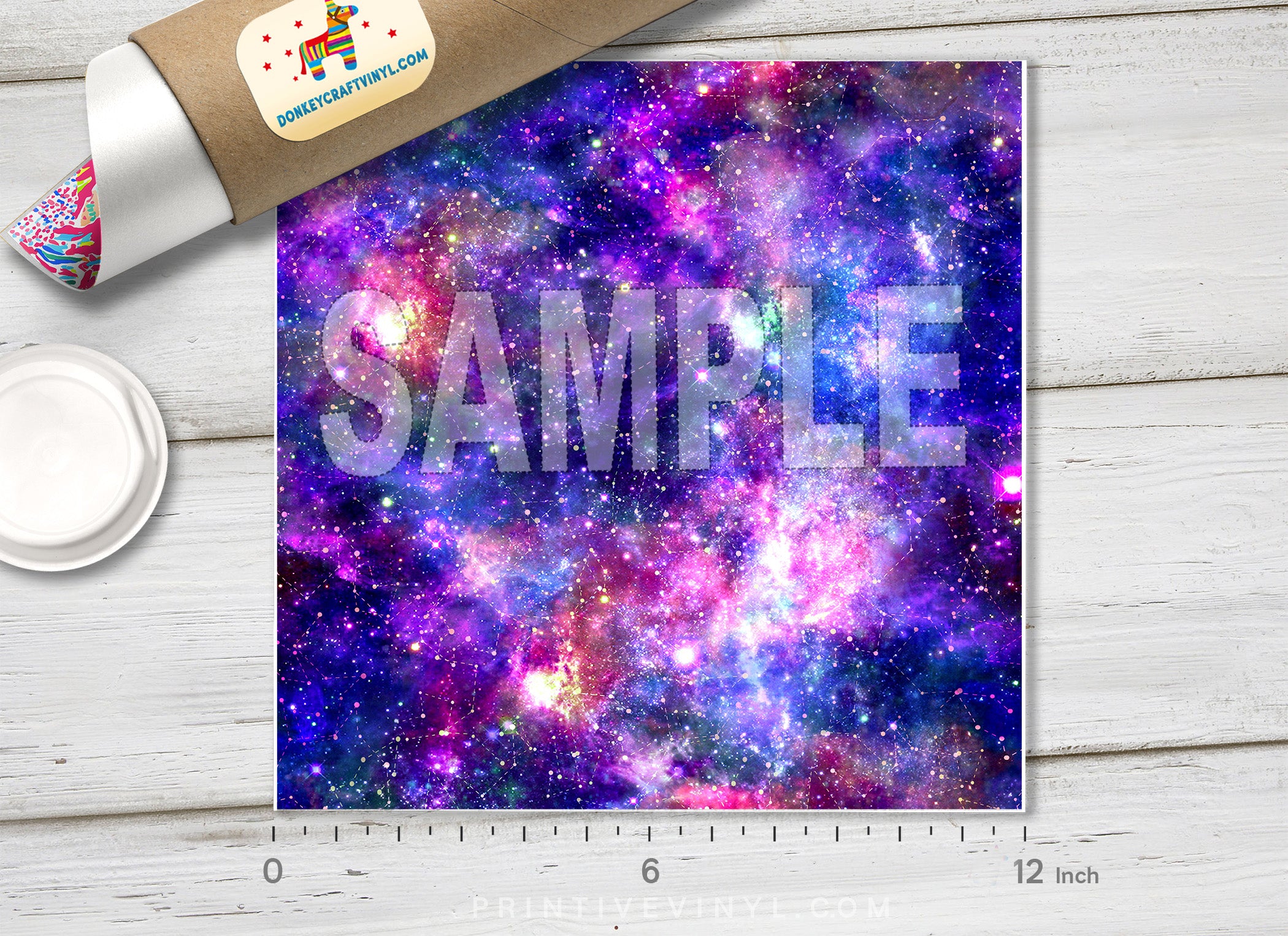 Galaxy Nebula Patterned Adhesive Vinyl 874