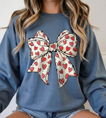 Mama Red Checker Floral Heart DTF Transfer, Ready to Press DTF635