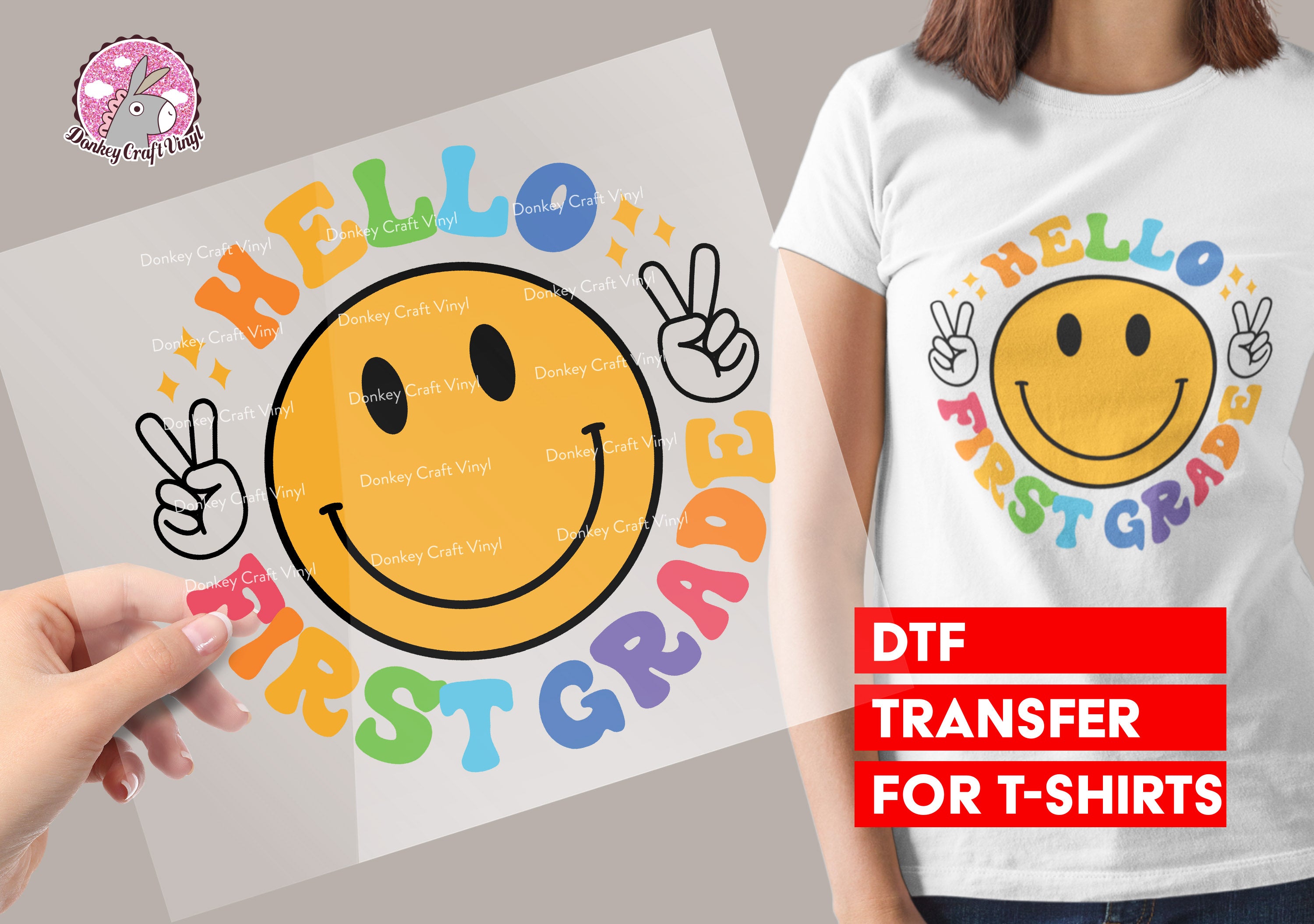 Back To School Heart Transfer for T-shirts, Mom Gift, Hoodies, Heat Transfer, Ready for Press Heat Press Transfers DTF120