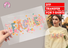 Teacher Gift DTF Transfer for T-shirts, Hoodies, Heat Transfer, Ready for Press Heat Press Transfers DTF79