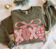 XOXO Coquette Bow DTF Transfer, Ready to Press DTF621
