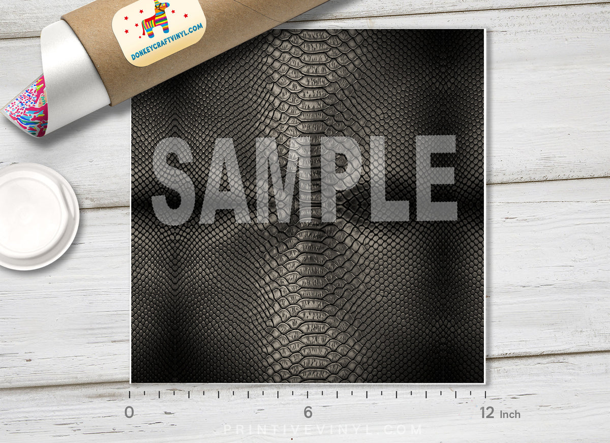 Snake Skin Crocodile Patterned Adhesive Vinyl 876