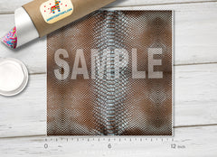 Snake Skin Crocodile Patterned Adhesive Vinyl 876