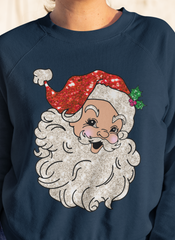 Retro Santa Claus Christmas DTF Transfer, Ready to Press DTF458